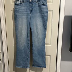Good American Sky Blue Denim Pants